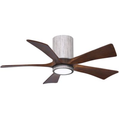 Atlas Fan Company Irene-HLK LED Flushmount 5 Blade Ceiling Fan - Color: Woo