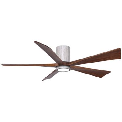 Atlas Fan Company Irene-HLK LED Flushmount 5 Blade Ceiling Fan - Color: Woo