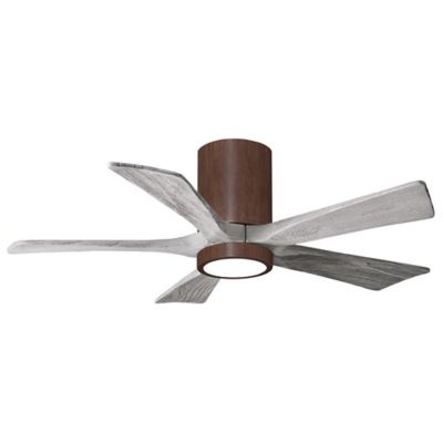 Atlas Fan Company Irene-HLK LED Flushmount 5 Blade Ceiling Fan - Color: Woo