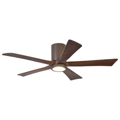 Atlas Fan Company Irene-HLK LED Flushmount 5 Blade Ceiling Fan - Color: Tex