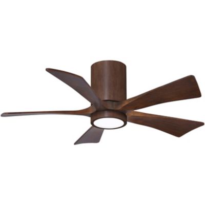 Atlas Fan Company Irene-HLK LED Flushmount 5 Blade Ceiling Fan - Color: Woo