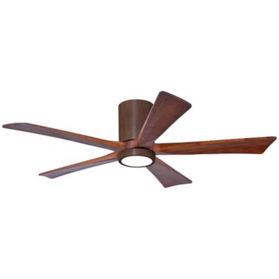 Atlas Fan Company Irene-HLK LED Flushmount 5 Blade Ceiling Fan - Color: Woo