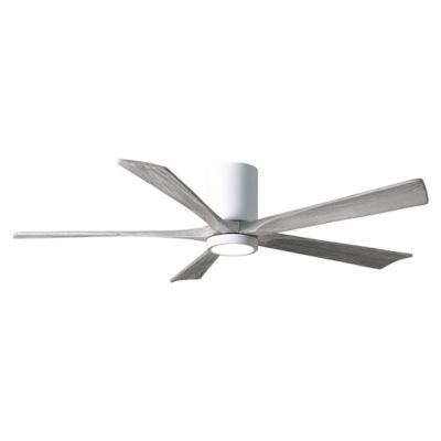 Atlas Fan Company Irene-HLK LED Flushmount 5 Blade Ceiling Fan - Color: Glo