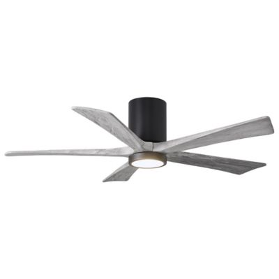 Atlas Fan Company Irene-HLK LED Flushmount 5 Blade Ceiling Fan - Color: Mat