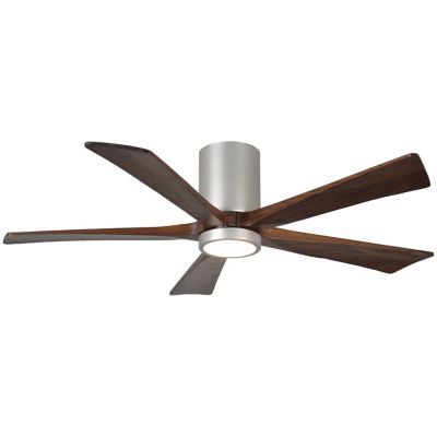 Atlas Fan Company Irene-HLK LED Flushmount 5 Blade Ceiling Fan - Color: Pol