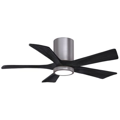 Atlas Fan Company Irene-HLK LED Flushmount 5 Blade Ceiling Fan - Color: Pol