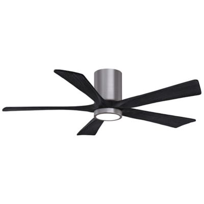 Atlas Fan Company Irene-HLK LED Flushmount 5 Blade Ceiling Fan - Color: Pol