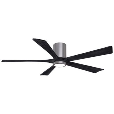 Atlas Fan Company Irene-HLK LED Flushmount 5 Blade Ceiling Fan - Color: Pol