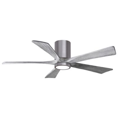 Atlas Fan Company Irene-HLK LED Flushmount 5 Blade Ceiling Fan - Color: Pol