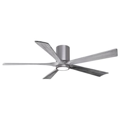 Atlas Fan Company Irene-HLK LED Flushmount 5 Blade Ceiling Fan - Color: Pol