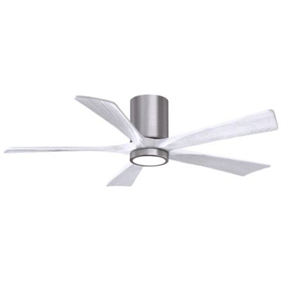 Atlas Fan Company Irene-HLK LED Flushmount 5 Blade Ceiling Fan - Color: Pol