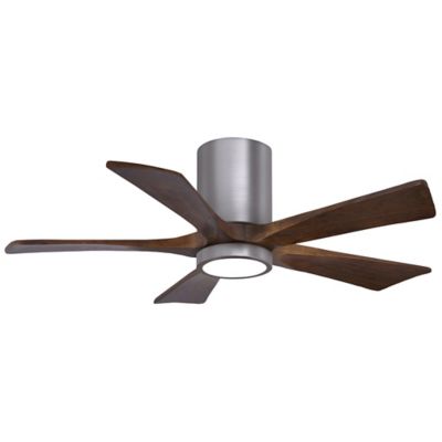 Atlas Fan Company Irene-HLK LED Flushmount 5 Blade Ceiling Fan - Color: Pol