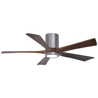 Atlas Fan Company Irene-HLK LED Flushmount 5 Blade Ceiling Fan - Color: Pol