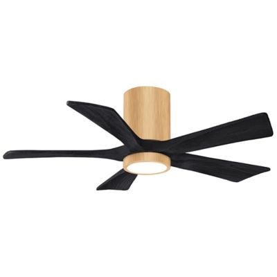 Atlas Fan Company Irene-HLK LED Flushmount 5 Blade Ceiling Fan - Color: Woo