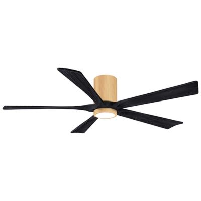 Atlas Fan Company Irene-HLK LED Flushmount 5 Blade Ceiling Fan - Color: Woo