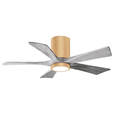 Atlas Fan Company Irene-HLK LED Flushmount 5 Blade Ceiling Fan - Color: Woo