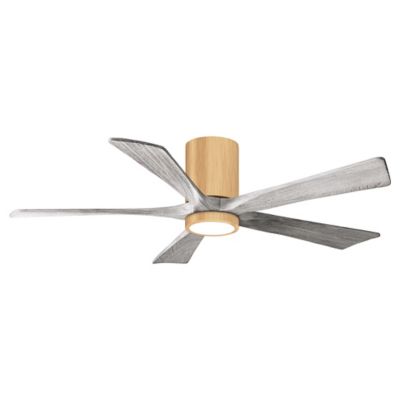 Atlas Fan Company Irene-HLK LED Flushmount 5 Blade Ceiling Fan - Color: Woo