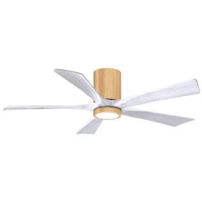 Atlas Fan Company Irene-HLK LED Flushmount 5 Blade Ceiling Fan - Color: Woo