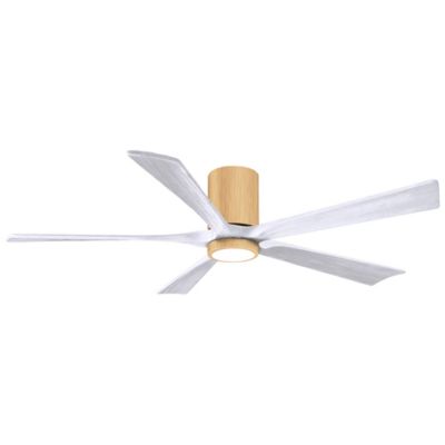 Atlas Fan Company Irene-HLK LED Flushmount 5 Blade Ceiling Fan - Color: Woo