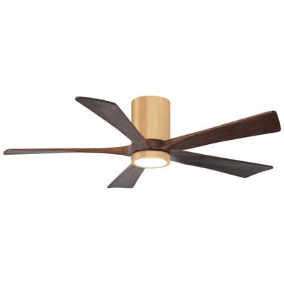 Atlas Fan Company Irene-HLK LED Flushmount 5 Blade Ceiling Fan - Color: Woo