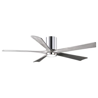 Atlas Fan Company Irene-HLK LED Flushmount 5 Blade Ceiling Fan - Color: Pol