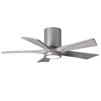 Atlas Fan Company Irene-HLK LED Flushmount 5 Blade Ceiling Fan - Color: Pol