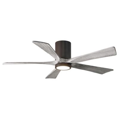 Atlas Fan Company Irene-HLK LED Flushmount 5 Blade Ceiling Fan - Color: Tex