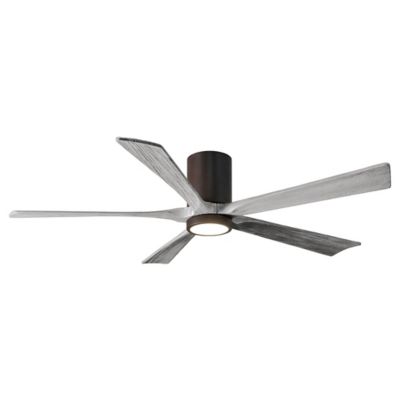 Atlas Fan Company Irene-HLK LED Flushmount 5 Blade Ceiling Fan - Color: Tex