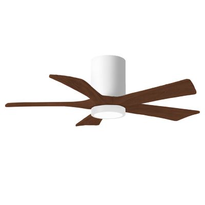 Atlas Fan Company Irene-HLK LED Flushmount 5 Blade Ceiling Fan - Color: Glo