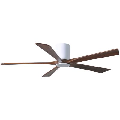 Atlas Fan Company Irene-HLK LED Flushmount 5 Blade Ceiling Fan - Color: Glo