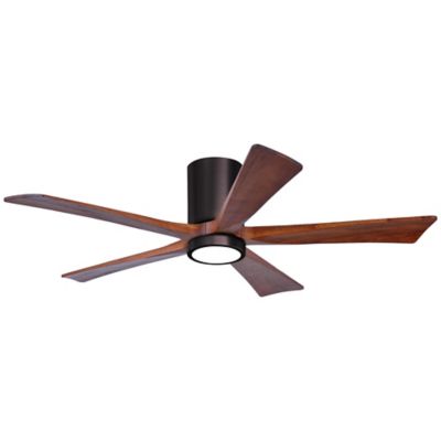 Atlas Fan Company Irene-HLK LED Flushmount 5 Blade Ceiling Fan - Color: Pol