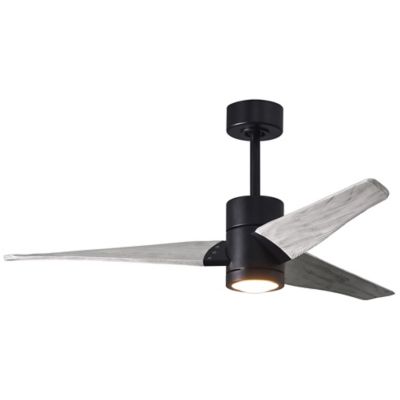 Atlas Fan Company Super Janet LED Ceiling Fan - Color: Black - Blade Color: