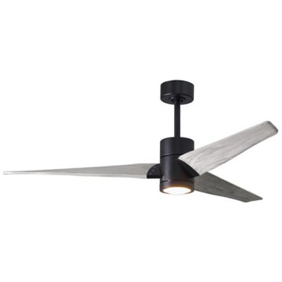 Atlas Fan Company Super Janet LED Ceiling Fan - Color: Black - Blade Color: