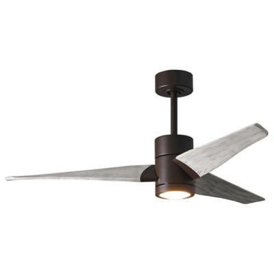 Atlas Fan Company Super Janet LED Ceiling Fan - Color: Bronze - Blade Color