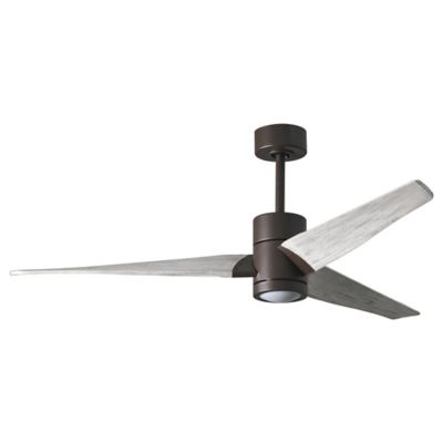 Atlas Fan Company Super Janet LED Ceiling Fan - Color: Bronze - Blade Color