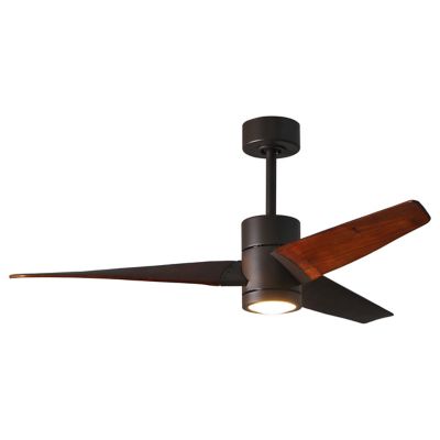 Atlas Fan Company Super Janet LED Ceiling Fan - Color: Bronze - Blade Color