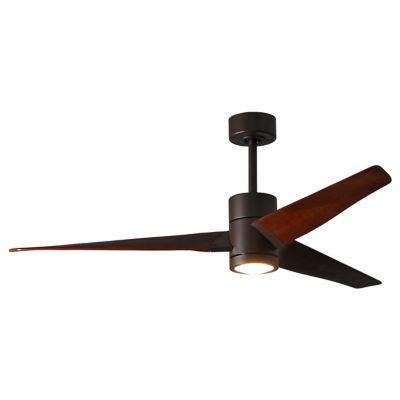 Atlas Fan Company Super Janet LED Ceiling Fan - Color: Bronze - Blade Color