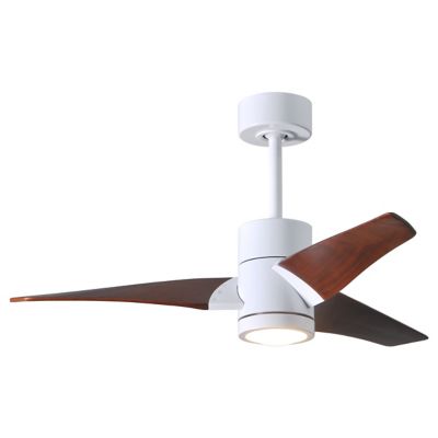 Atlas Fan Company Super Janet LED Ceiling Fan - Color: White - Blade Color: