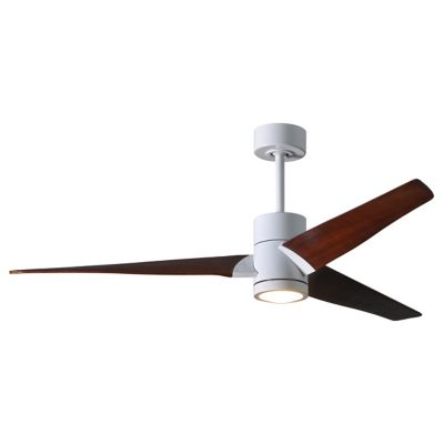 Atlas Fan Company Super Janet LED Ceiling Fan - Color: White - Blade Color: