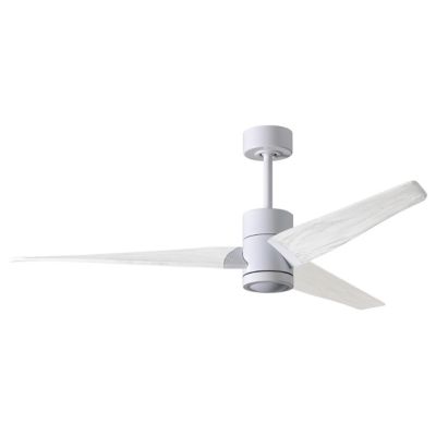 Atlas Fan Company Super Janet LED Ceiling Fan - Color: White - Blade Color: