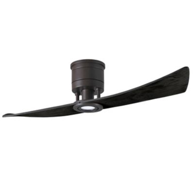 Atlas Fan Company Lindsay LED Ceiling Fan - Color: Brown - Blade Color: Mat