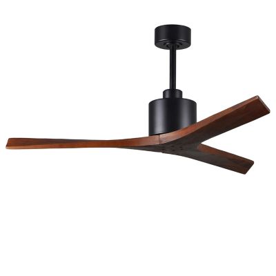 Atlas Fan Company Mollywood Ceiling Fan - Color: Black - Blade Color: Walnu