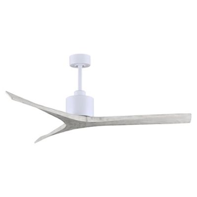 Atlas Fan Company Mollywood Ceiling Fan - Color: White - Blade Color: Barnw