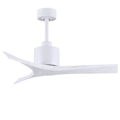 Atlas Fan Company Mollywood Ceiling Fan - Color: White - Blade Color: Matte