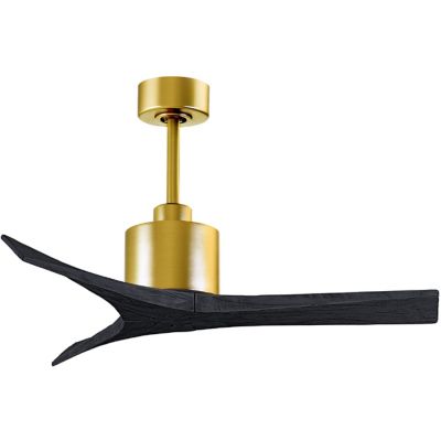 Atlas Fan Company Mollywood Ceiling Fan - Color: Brass - Blade Color: Matte