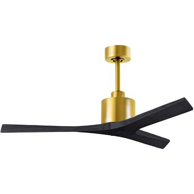 Atlas Fan Company Mollywood Ceiling Fan - Color: Brass - Blade Color: Matte