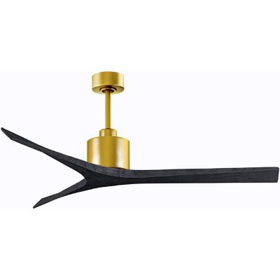 Atlas Fan Company Mollywood Ceiling Fan - Color: Brass - Blade Color: Matte