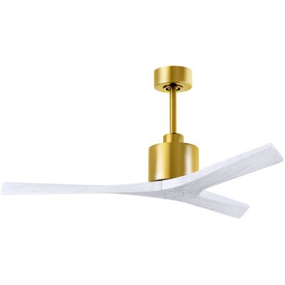 Atlas Fan Company Mollywood Ceiling Fan - Color: Brass - Blade Color: Matte