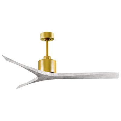 Atlas Fan Company Mollywood Ceiling Fan - Color: Brass - Blade Color: Barnw