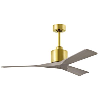 Atlas Fan Company Nan Ceiling Fan - Color: Grey - Blade Color: Gray Ash - N